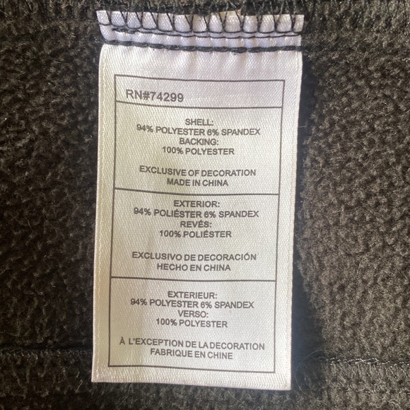 Snozu black thick jacket polyester - Picture 6 of 6